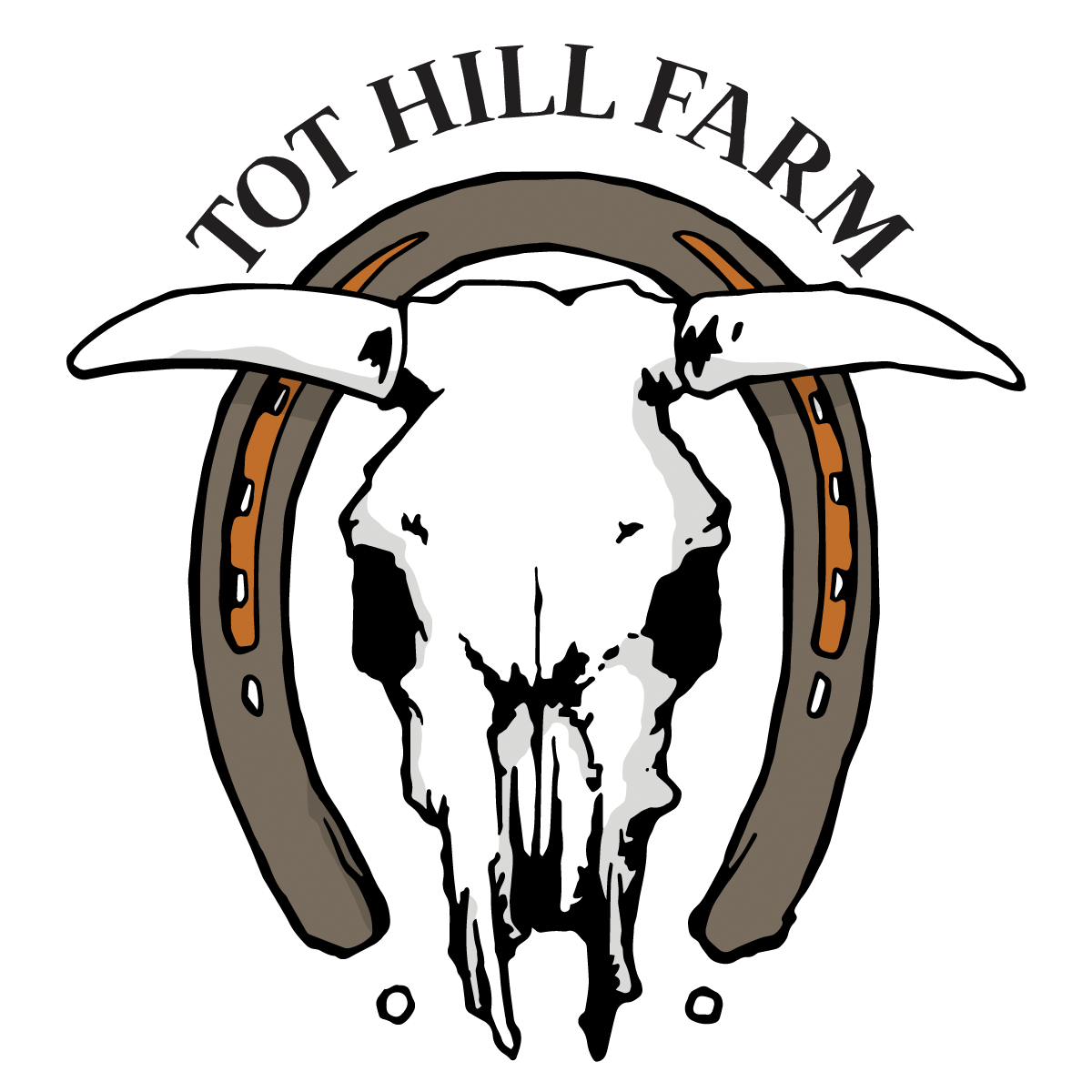 Tot Hill Farm Logo Sticker